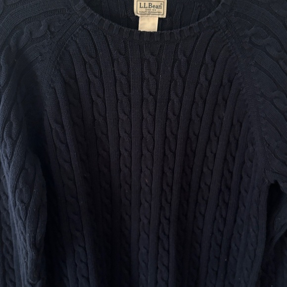 LL Bean CableKnit Sweater - Picture 2 of 6